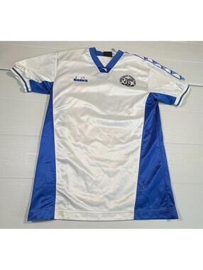 VINTAGE Diadora Rogue Valley Oregon Soccer Jersey Small Sports Y2K #9 Read(A3)